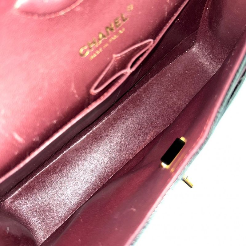 Chanel Shoulder Bag Women Matelasse 25 Double Chain Double Flap Shoulder