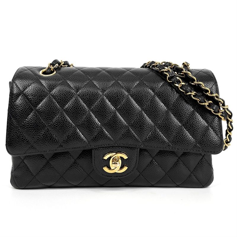 Chanel Shoulder Bag Women Matelasse 25 Double Chain Double Flap Shoulder