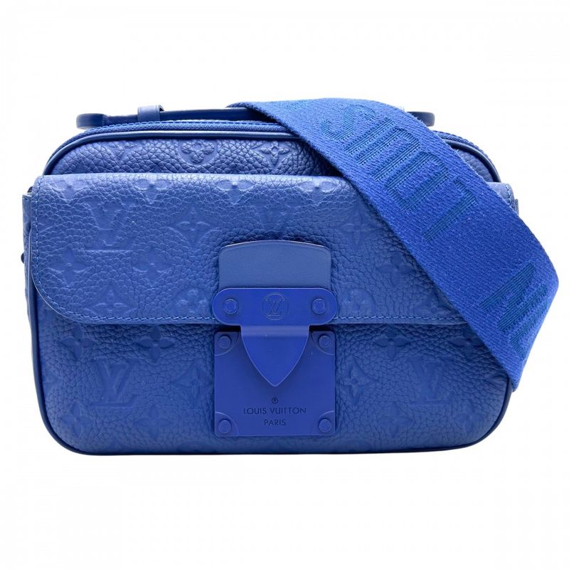 Louis Vuitton Shoulder Bag Men's Taurillon Monogram S Lock Messenger 2WAY