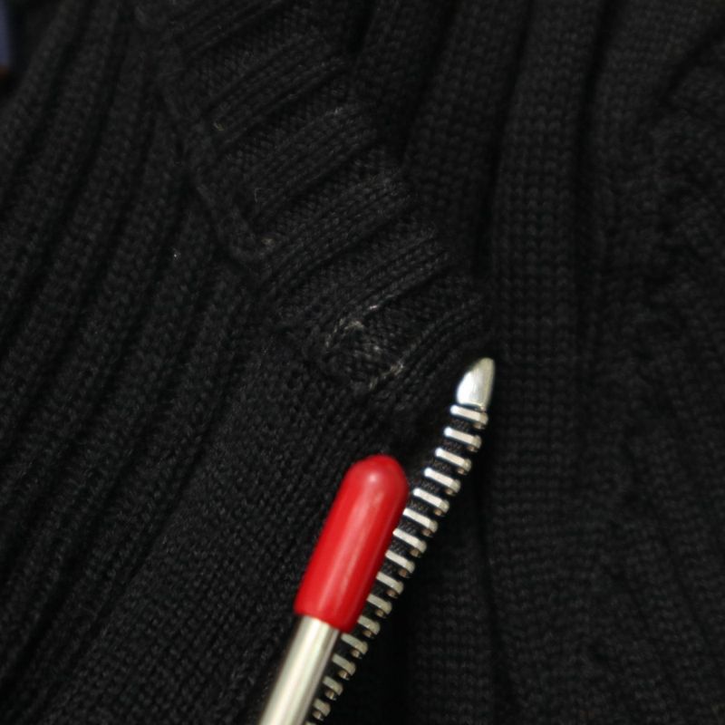 Louis Vuitton Dress Women's Animal Pattern Front Zip Knit Dress Long Sleeve