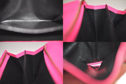 YVES Saint Laurent Yves Saint Laurent Vintage Bifold Wallet Purse Leather Pink