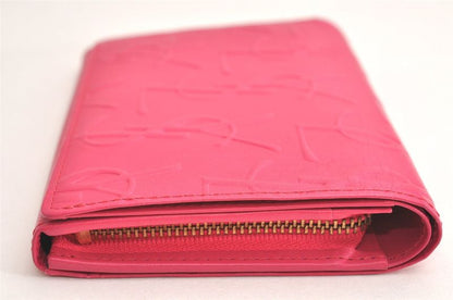 YVES Saint Laurent Yves Saint Laurent Vintage Bifold Wallet Purse Leather Pink