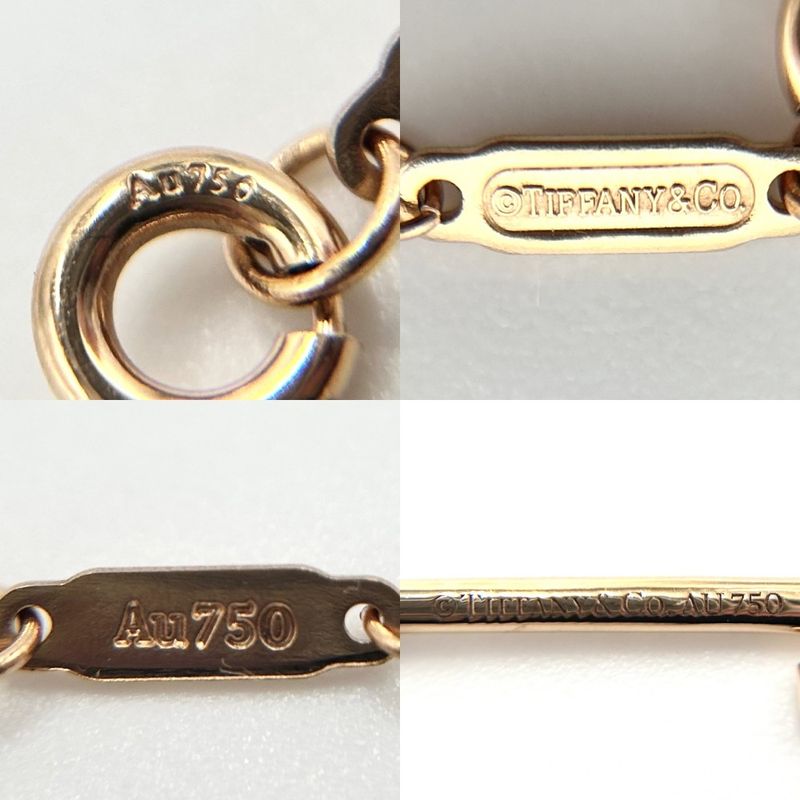 Tiffany & Co Necklace Women's Pendant Woven Key Jewelry Accessories 18K PG