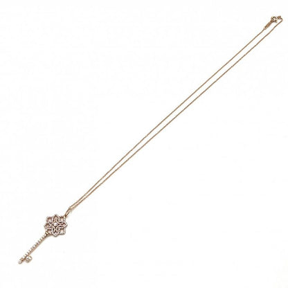 Tiffany & Co Necklace Women's Pendant Woven Key Jewelry Accessories 18K PG