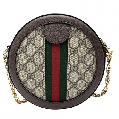 Gucci Shoulder Bag Women's Ophidia GG Mini Round Crossbody Sherry Line Bag