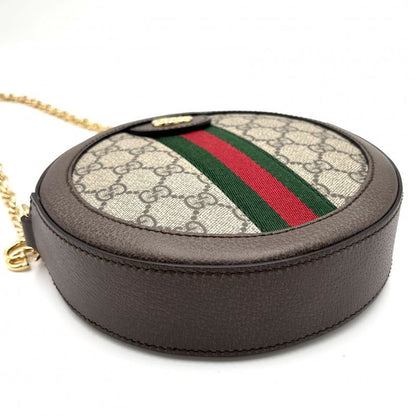 Gucci Shoulder Bag Women's Ophidia GG Mini Round Crossbody Sherry Line Bag
