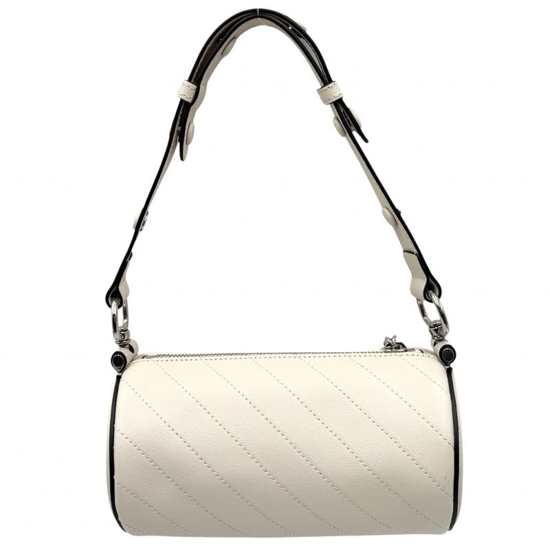 Gucci Handbag Women Blondi Mini Shoulder Bag Gucci 760170 Leather White Silver