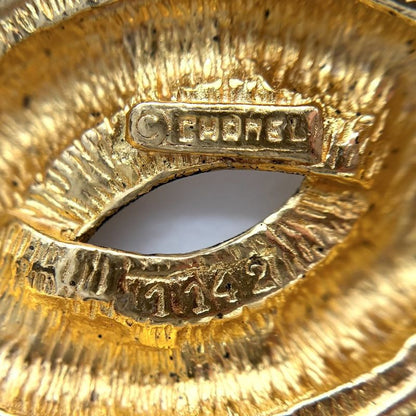 Chanel Brooch Ladies Matelasse Coco Mark Accessories Coco Vintage Chanel GP