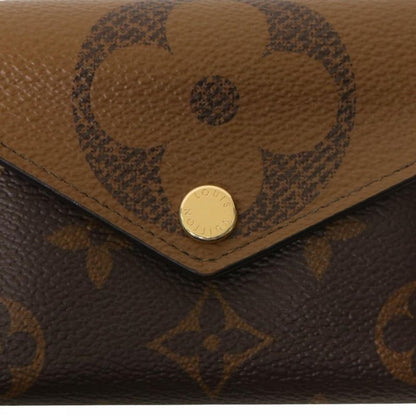 Louis Vuitton Bifold Wallet Women's Monogram Giant Reverse Portefeuille Zoë