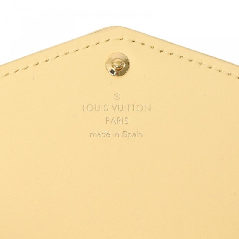 Louis Vuitton Women's Nano Monogram Portefeuille Sarah NM Long Wallet Flap