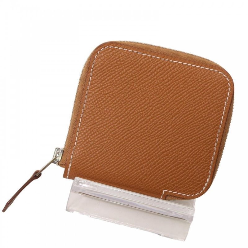 Hermes Coin Case Women's Azap Compact Mini Silk Inn Coin Purse Mini Wallet