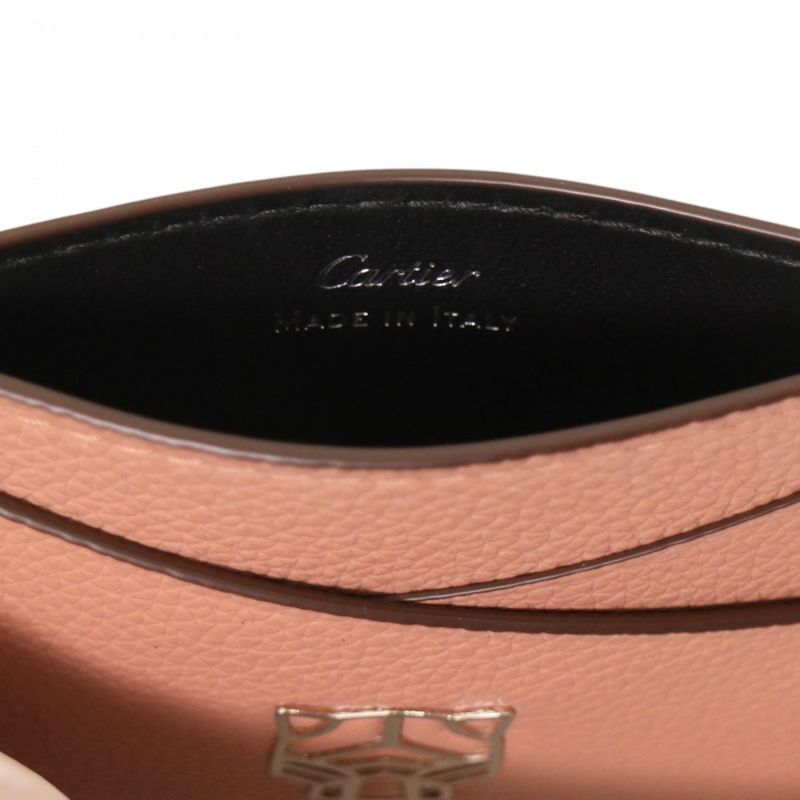 Cartier Card Case Women's Panther De Cartier Double Card Holder Small Item