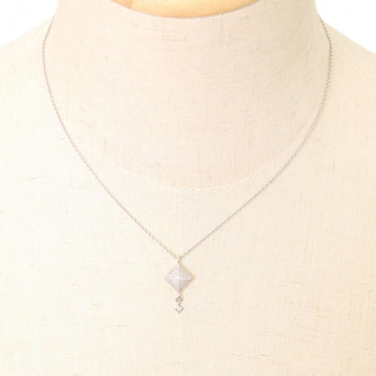 Hermes Necklace Women's Medallion Pendant Jewelry With Adjuster 18k Gold 750wg