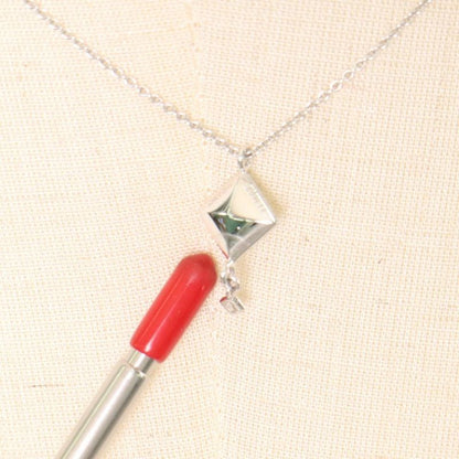 Hermes Necklace Women's Medallion Pendant Jewelry With Adjuster 18k Gold 750wg
