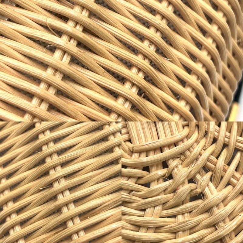 Gucci Handbag Women's Horsebit 1955 Bucket Bag Gucci 649852 Leather Wicker