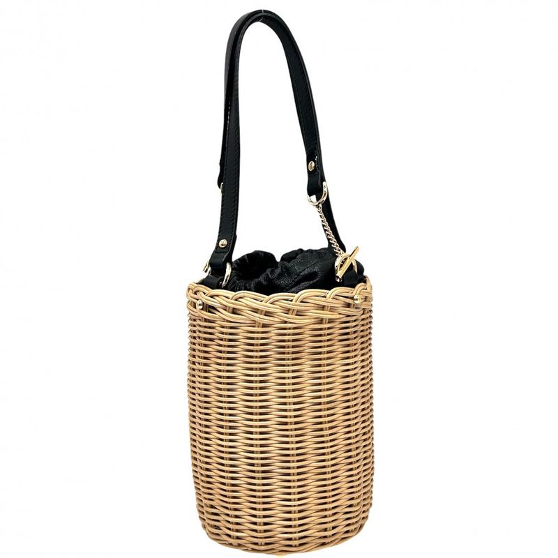 Gucci Handbag Women's Horsebit 1955 Bucket Bag Gucci 649852 Leather Wicker