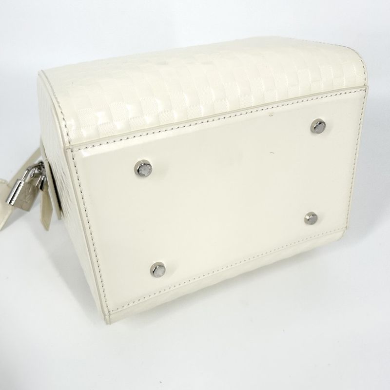 Louis Vuitton 2WAY Women's Damier Facet Speedy Cube MM Handbag Shoulder Bag