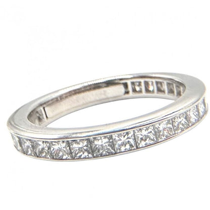 Harry Winston Ring Ladies Princess Cut Chanel Set Ring Eternity Ring Harry