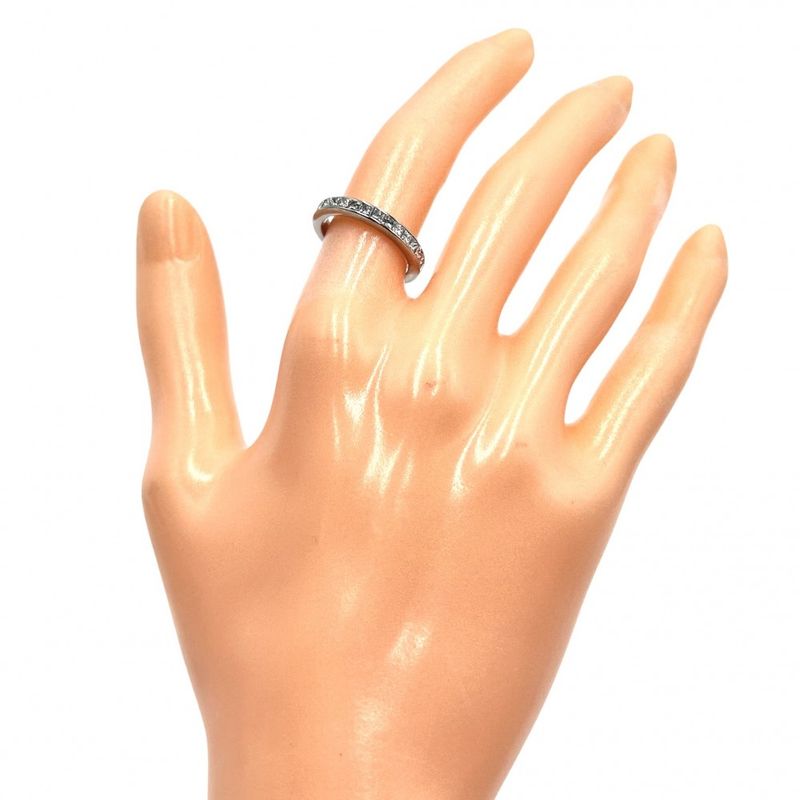 Harry Winston Ring Ladies Princess Cut Chanel Set Ring Eternity Ring Harry