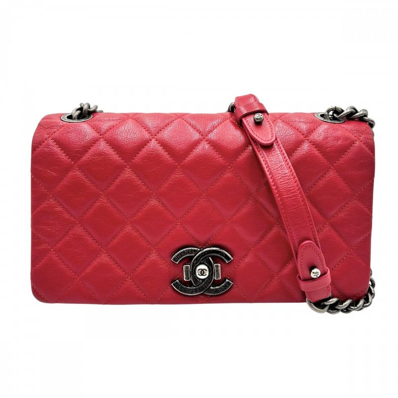 Chanel Shoulder Bag Women Matelasse City Lock Full Flap Shoulder Crossbody Coco