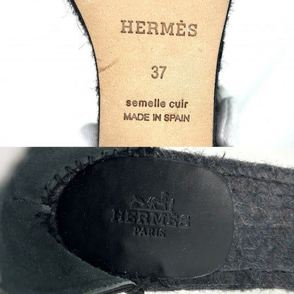 Hermes Sandals Women's Espadrilles Tivoli Kelly Thick Soles Shoes 37 Size