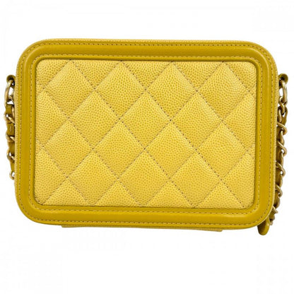 Chanel Shoulder Bag Women Matelasse CC Filigree Mini Pochette Shoulder Crossbody