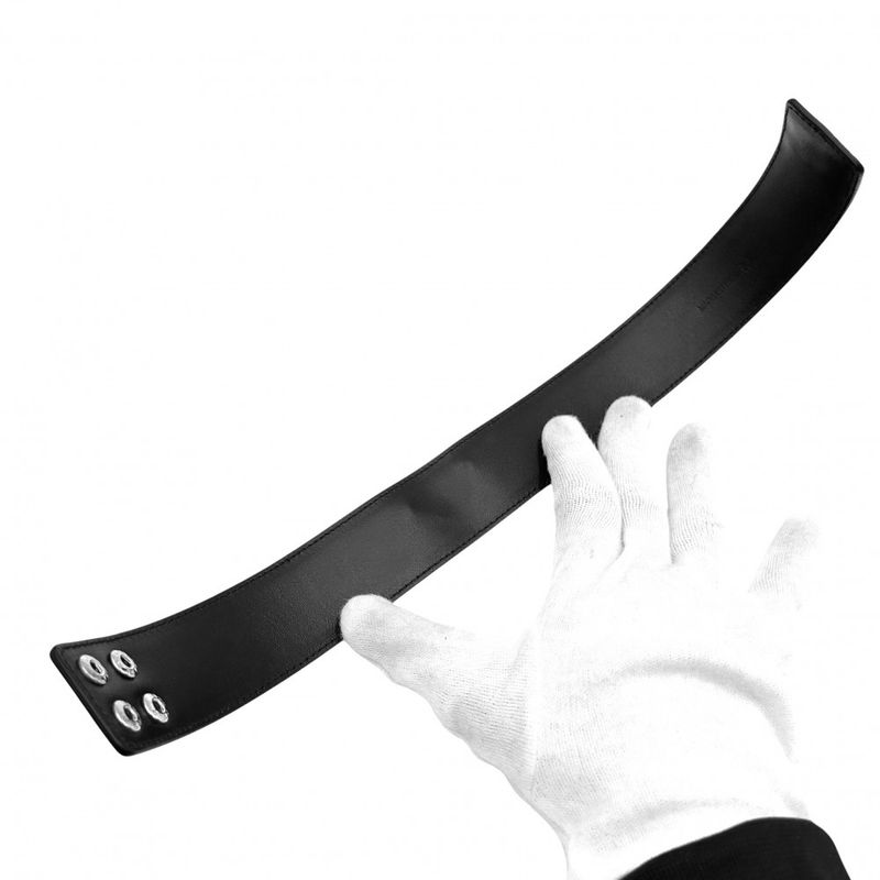 Prada Choker Women Triangle Logo Accessories Prada Leather 2ic046 Black White