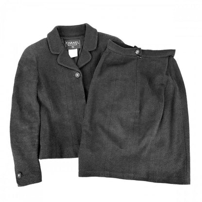 Chanel Setup Women's Jacket Skirt Coco Mark Coco Button Apparel Clothing Chanel