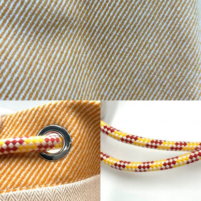 Hermes Shoulder Bag Women's Epope Duffle Bag Shoulder Bag Hermes Wool Yellow