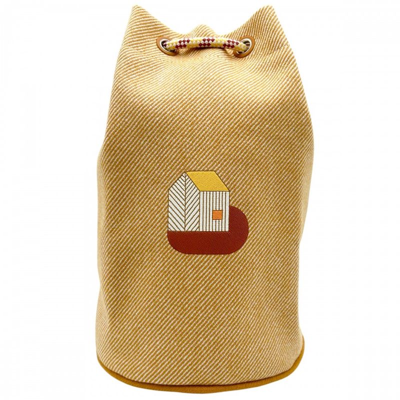 Hermes Shoulder Bag Women's Epope Duffle Bag Shoulder Bag Hermes Wool Yellow