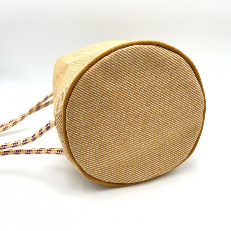 Hermes Shoulder Bag Women's Epope Duffle Bag Shoulder Bag Hermes Wool Yellow