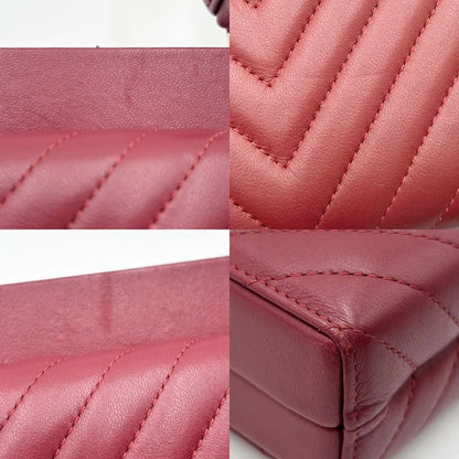 Chanel Shoulder Bag Women's Chevron V Stitching Turnlock Shoulder Crossbody Bag