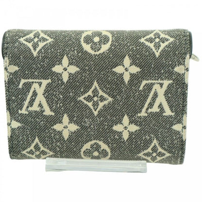 Louis Vuitton Trifold Wallet Women Monogram Jacquard Portefeuille Victorine