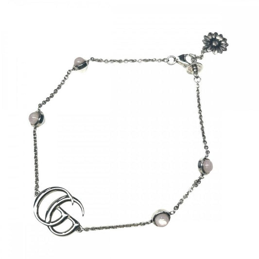 Gucci Bracelet Ladies Double G Mother Of Pearl Ag925 Jewelry Accessories Key GG