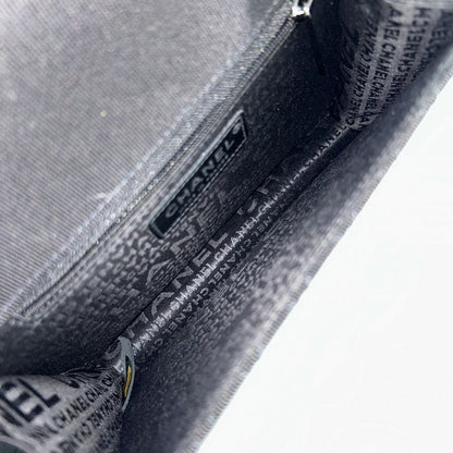 Chanel Shoulder Bag Women Matelasse Emblem Patch Coco Mark Chain Shoulder