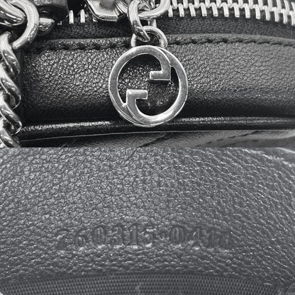 Gucci Shoulder Bag GG Blonde Chain Pochette Crossbody Small