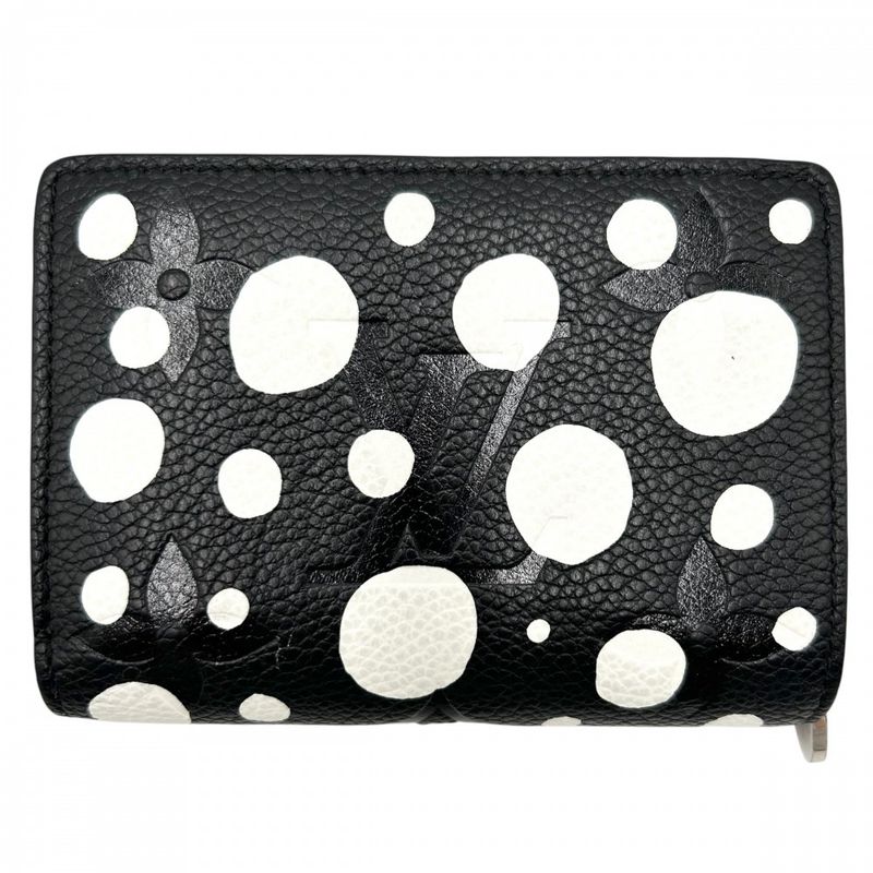Louis Vuitton Trifold Wallet Women's LV X YK Portefeuille Cles A Compact Yayoi