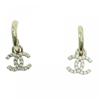 Chanel Earrings Women's Hoop Coco Mark Accessories Swing Coco Chanel Rhinestone