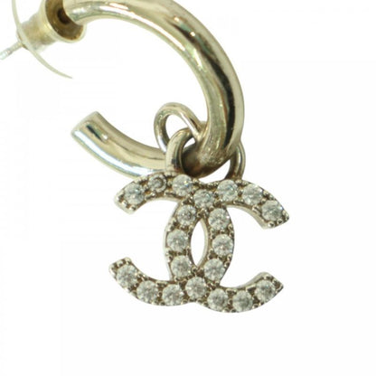Chanel Earrings Women's Hoop Coco Mark Accessories Swing Coco Chanel Rhinestone