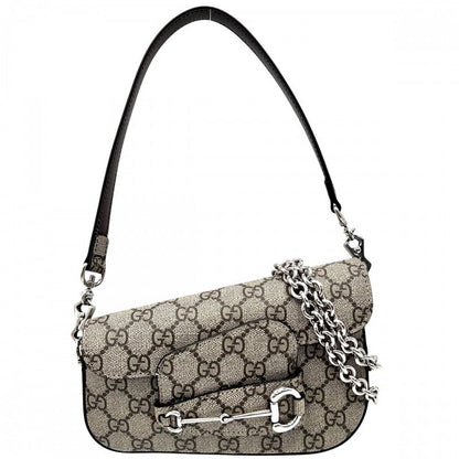 Gucci 2WAY Ladies Horsebit 1955 Shoulder Bag Mini Handbag Shoulder Crossbody