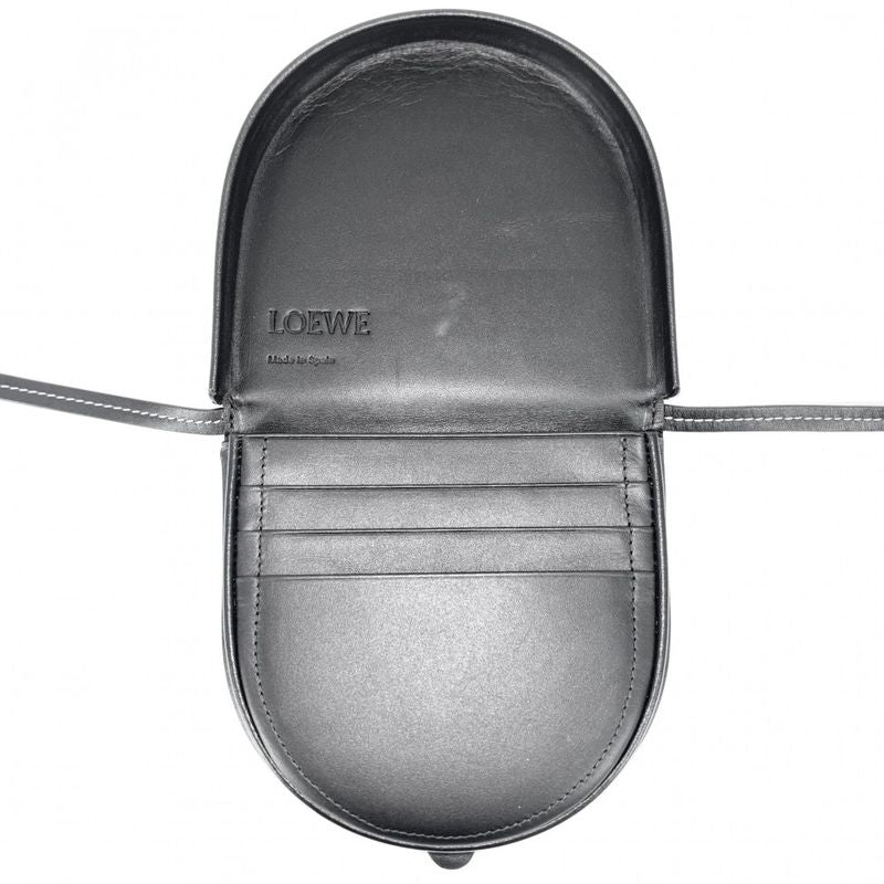 Loewe Shoulder Bag Women's Anagram Heel Pouch Small Pochette Mini Bag Shoulder