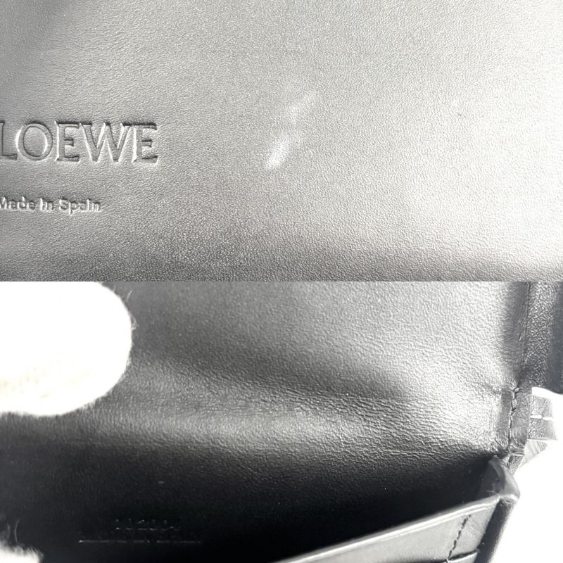 Loewe Shoulder Bag Women's Anagram Heel Pouch Small Pochette Mini Bag Shoulder