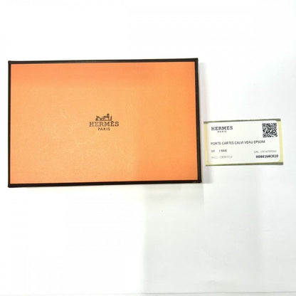 Hermes Card Case Calvi Business Holder Ivory Small