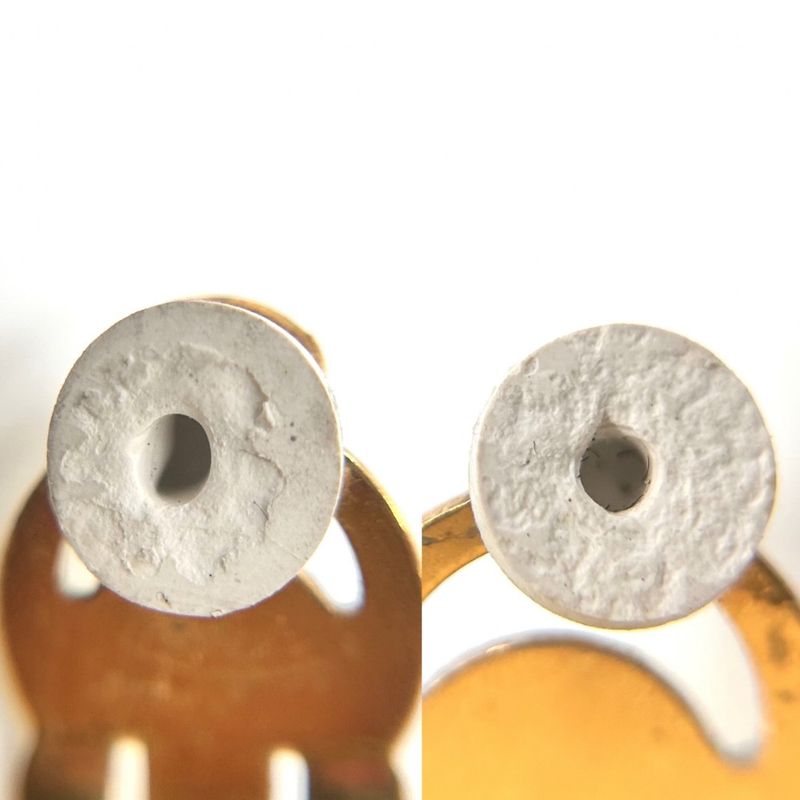 Chanel Earring Ladies Coco Mark Bag Motif Matelasse Swing Coco Vintage Accessori