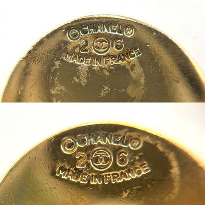 Chanel Earring Ladies Coco Mark Bag Motif Matelasse Swing Coco Vintage Accessori