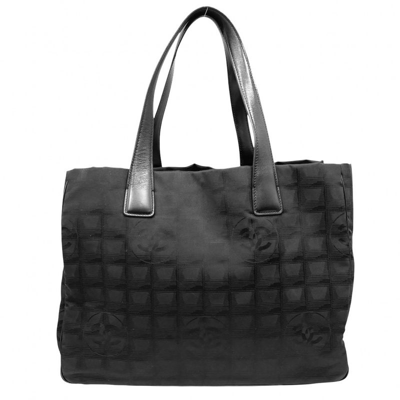 Chanel Tote Women New Travel Line Tote MM Handbag Shoulder Coco Mark Coco Bag