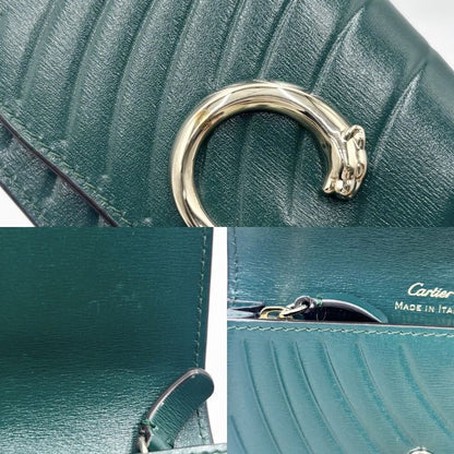 Cartier Coin Case Unisex Panther Card Case Coin Purse Business Card Holder Mini