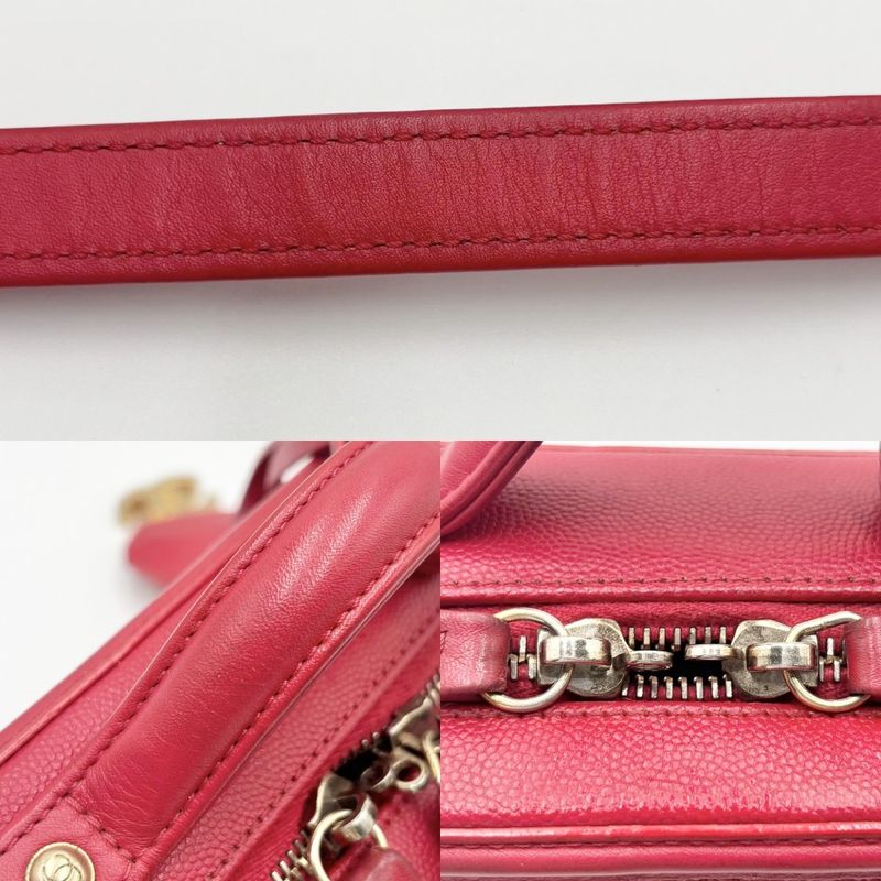 Chanel Shoulder Bag Women Quilted CC Filigree Vanity Mini Pochette