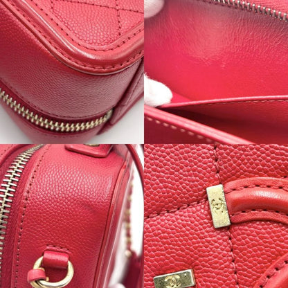 Chanel Shoulder Bag Women Quilted CC Filigree Vanity Mini Pochette