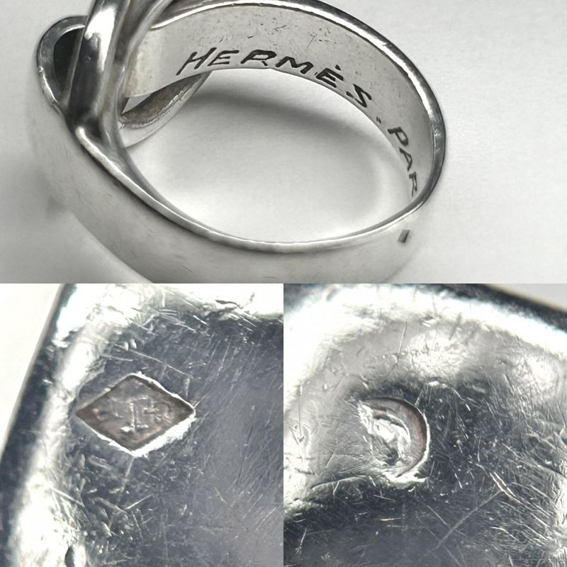 Hermes Ring Douzanneau Accessories Jewelry Small Silver 925